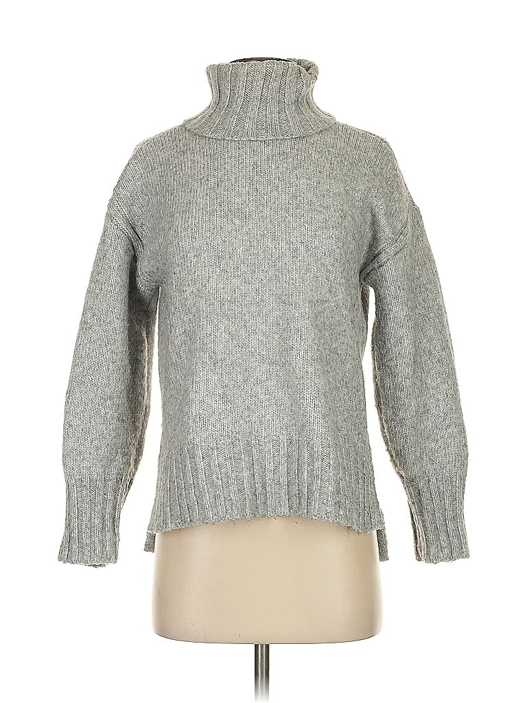 INDUSTRY Pre-owned Turtleneck Sweater In Gray