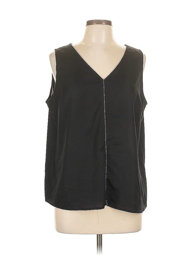 Pre-owned Jennifer Lopez Sleeveless Blouse In Black