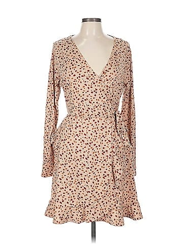 Perfect Peach Casual Dress (view 1)