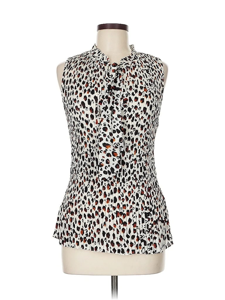 Click to view more detailed imagery on our partner's website Pre-owned Dkny Sleeveless Blouse In White