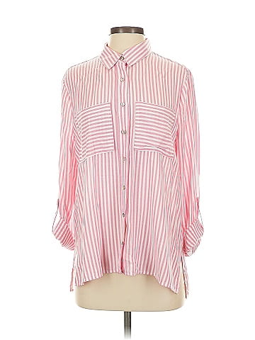 Love Tree 3/4 Sleeve Button-Down Shirt (view 1)
