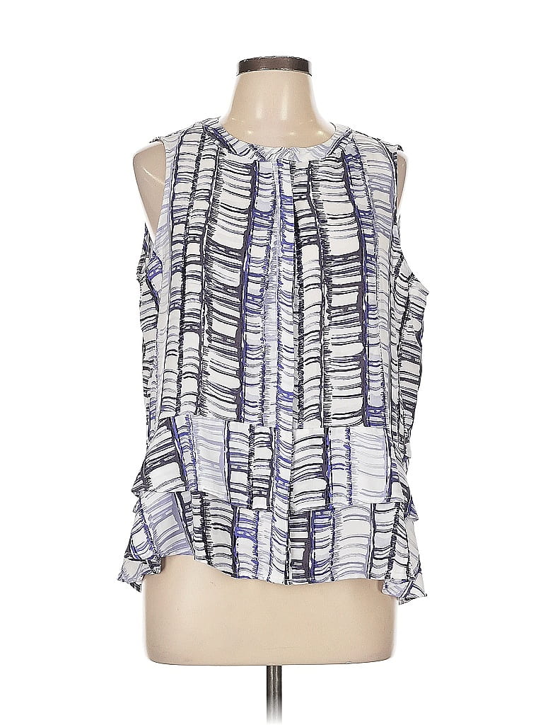 Plus Size Simply Vera Vera Wang Shirred Neck Blouse