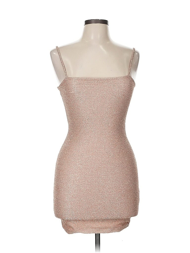 Pre-owned Femme Luxe Cocktail Dress In Brown