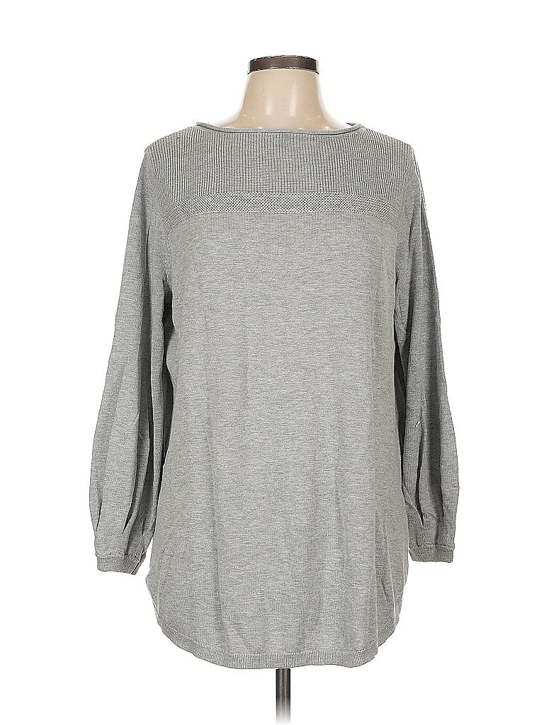 Pre-owned Caslon Pullover Sweater In Gray