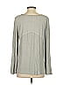 Pol Gray Long Sleeve Blouse Size S - photo 2