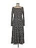 Scoop Polka Dots Black Casual Dress Size M - photo 1