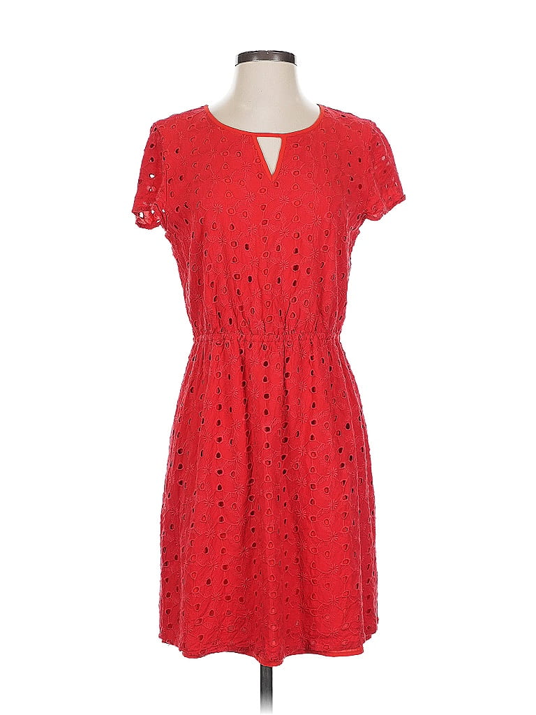 Market and Spruce 100% Modal Hearts Red Casual Dress Size S - photo 1