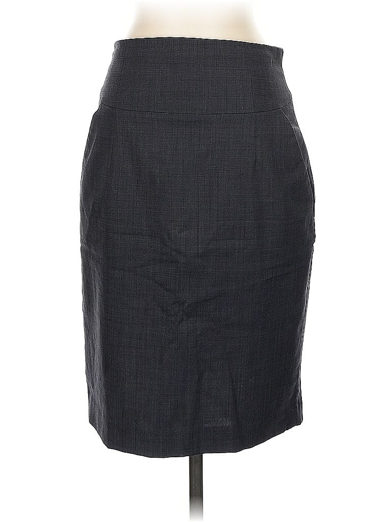 Click to view more detailed imagery on our partner's website Pre-owned Banana Republic Wool Skirt In Gray