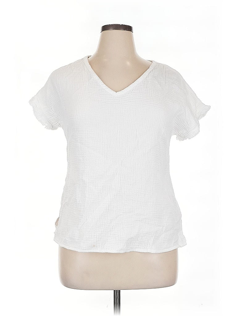 Nancys White Short Sleeve Top
