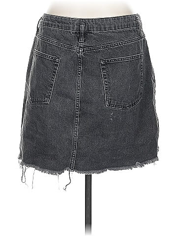 Topshop Denim Skirt (view 2)