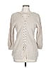 Soho JEANS NEW YORK & COMPANY 100% Acrylic Ivory Pullover Sweater Size L - photo 1