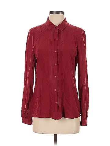 Classiques Entier Long Sleeve Silk Top (view 1)
