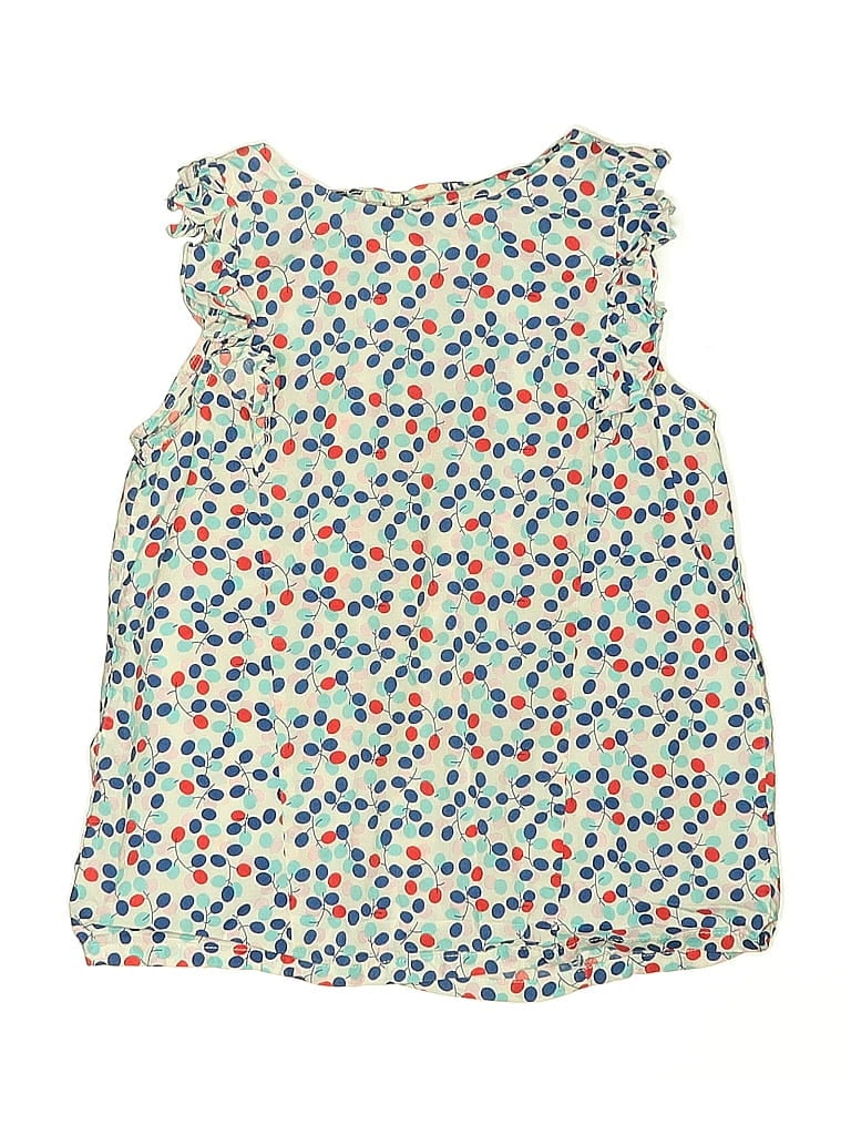 Jacadi 100% Cotton Ivory Sleeveless Blouse 3-6 MO / 6 MO - photo 1
