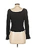Catherine Malandrino Black Long Sleeve Top Size L - photo 2