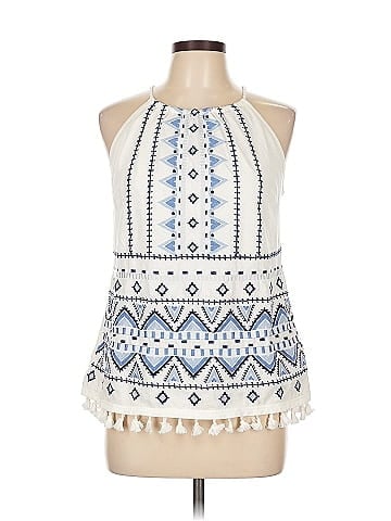 Skies Are Blue Sleeveless Blouse (view 1)