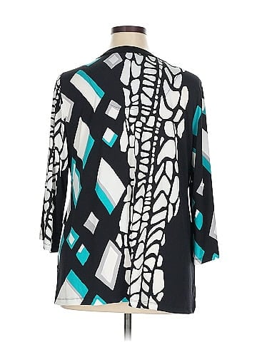 JM Collection 3/4 Sleeve Blouse (view 2)