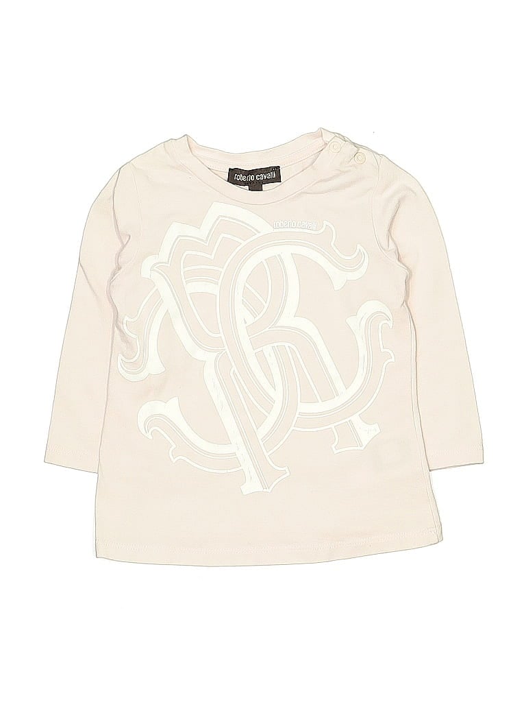 Click to view more detailed imagery on our partner's website Pre-owned Roberto Cavalli Kids' 3/4 Sleeve T-shirt In Pink
