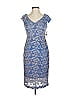 Alexia Admor Blue Cocktail Dress Size S - photo 1