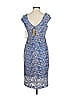 Alexia Admor Blue Cocktail Dress Size S - photo 2