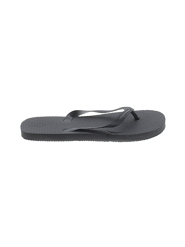 Pre-owned Assorted Brands Kids' Flip Flops In Black