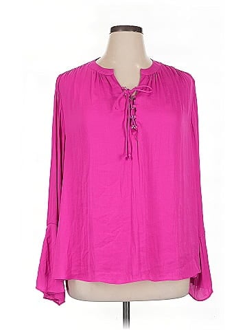 Jennifer Lopez Long Sleeve Blouse (view 1)