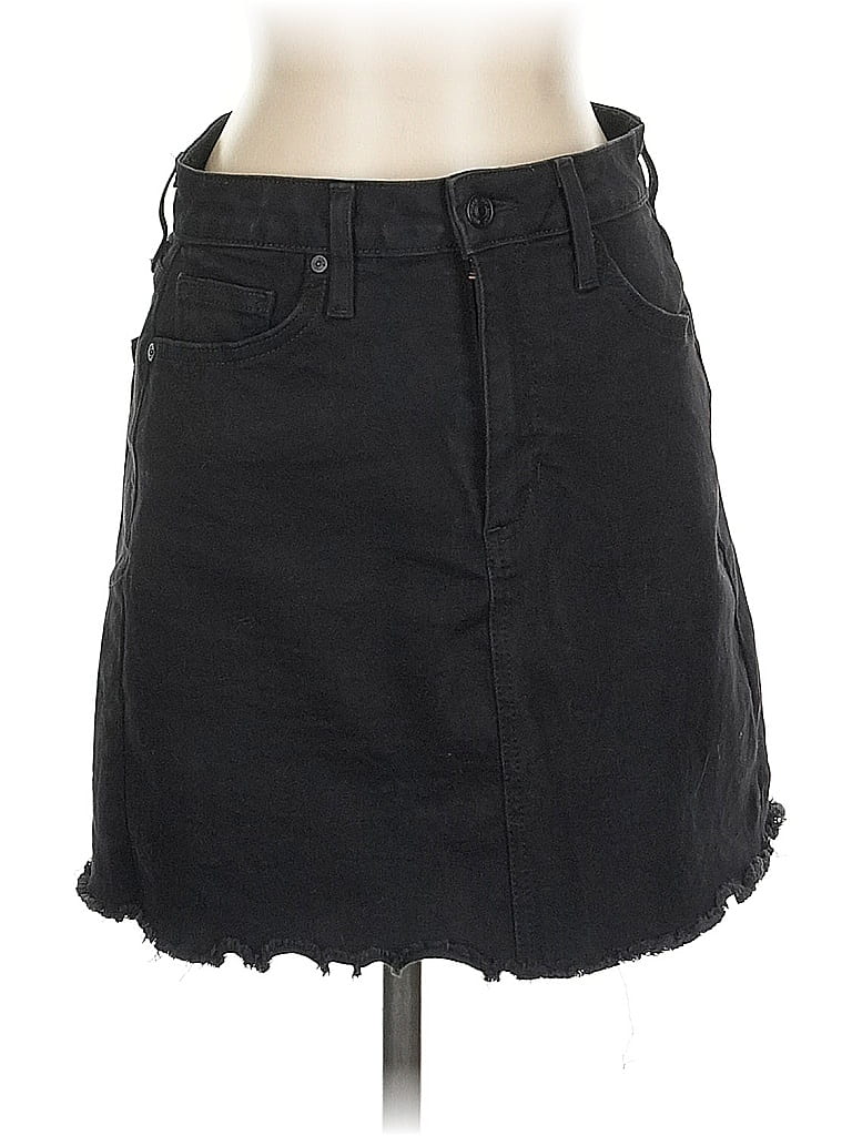 Click to view more detailed imagery on our partner's website Pre-owned Just Black Denim Skirt In Black