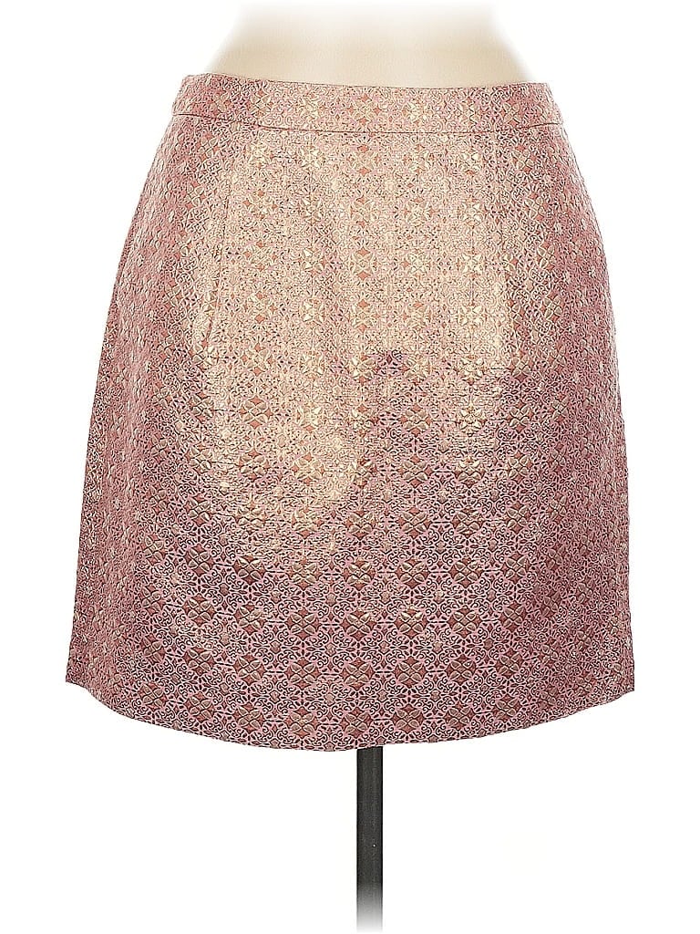 Pre-owned J.crew Collection Formal Skirt In Gold