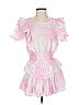 LoveShackFancy 100% Cotton Pink Cocktail Dress Size XS