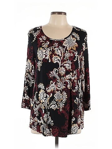 JM Collection 3/4 Sleeve T-Shirt (view 1)