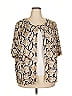 Avenue 100% Acrylic Brown Cardigan Size 26 - 28 Plus - photo 1