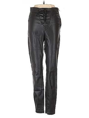 Trafaluc by Zara Faux Leather Pants (view 1)