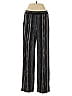 Susan Graver Stripes Black Casual Pants Size XS - photo 1