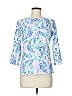 Talbots Outlet Blue 3/4 Sleeve T-Shirt Size M - photo 1