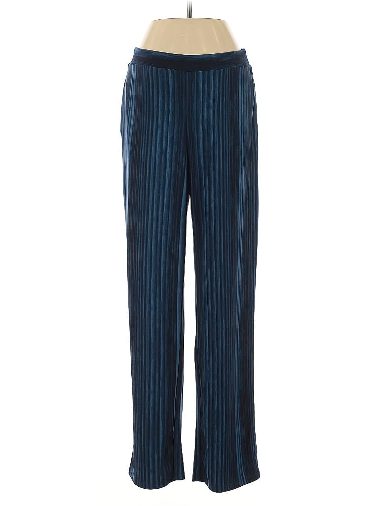 Susan Graver Stripes Blue Casual Pants Size XS - photo 1