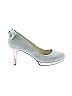 Shoes of Prey Color Block Gray Heels Size EU 39 1/2 - photo 1