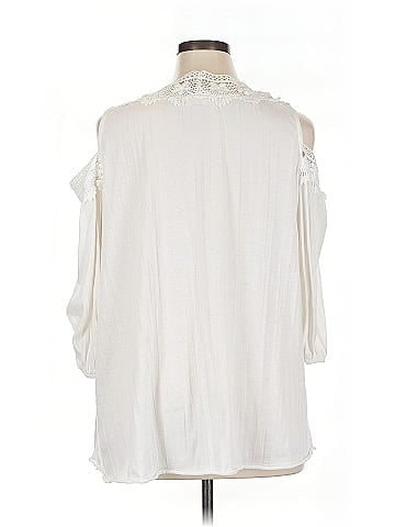 New York Laundry 3/4 Sleeve Blouse (view 2)