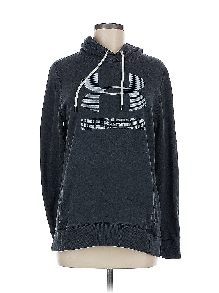 Pre-owned Under Armour Pullover Hoodie In Gray
