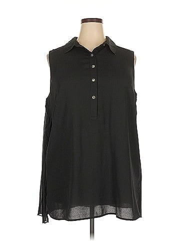 Roz & Ali Sleeveless Blouse (view 1)