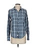 Frank & Eileen 100% Cotton Plaid Blue Long Sleeve Button-Down Shirt Size S - photo 1