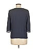 J.Crew 365 100% Silk Gray 3/4 Sleeve Silk Top Size M - photo 2