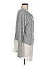 Ann Taylor LOFT Gray Long Sleeve Top Size M - photo 3