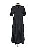 Desigual 100% Lyocell Hearts Black Casual Dress Size L - photo 2