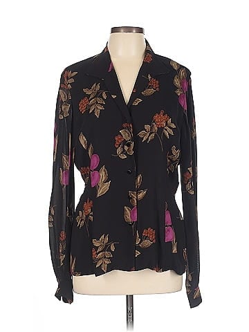 Dana Buchman Long Sleeve Blouse (view 1)