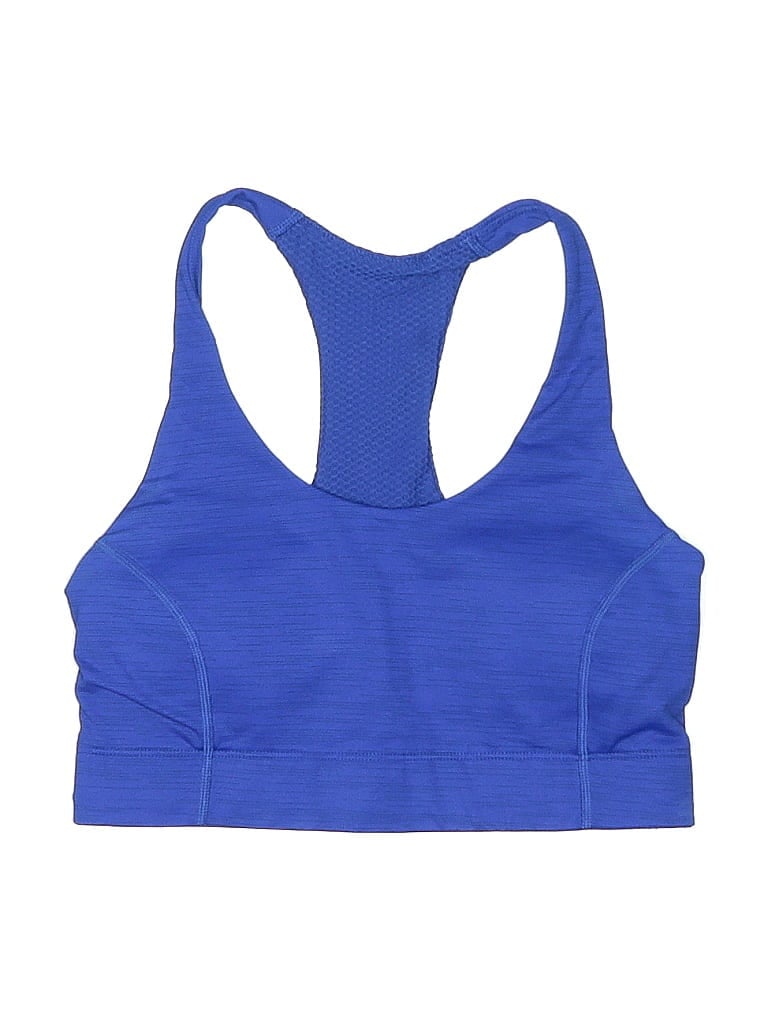 Pre-owned Outdoor Voices Swimsuit Top Blue Swimwear