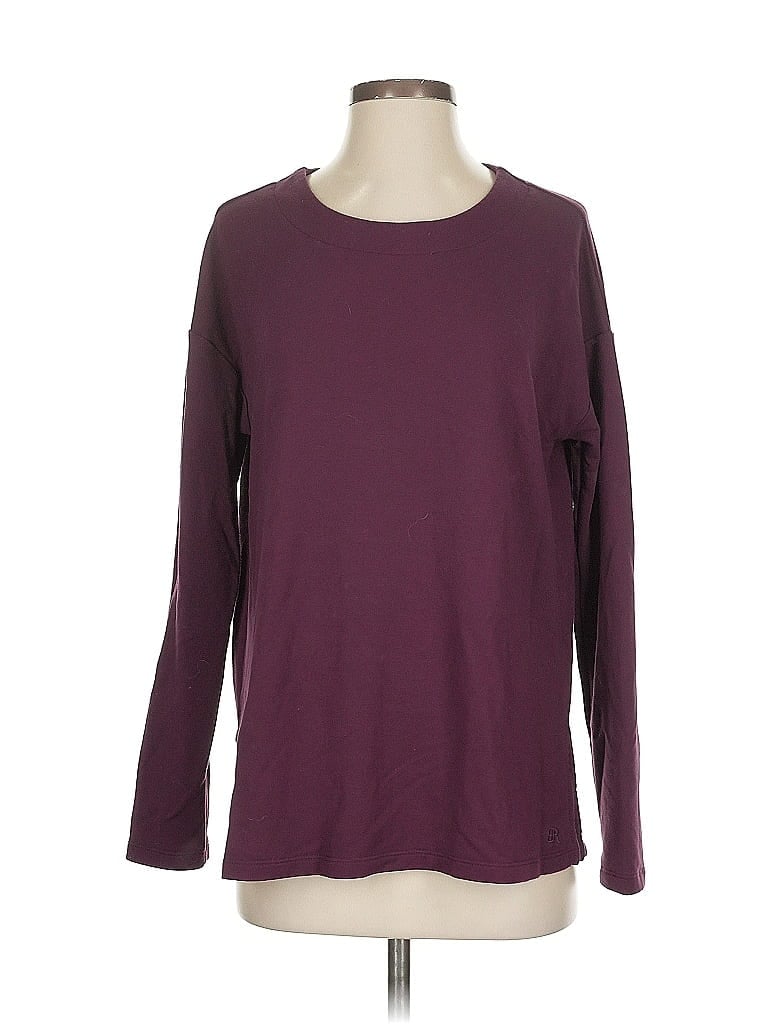 Pre-owned Banana Republic Pullover Sweater In Burgundy