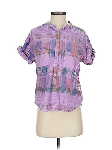 Pilcro Short Sleeve Blouse (view 1)