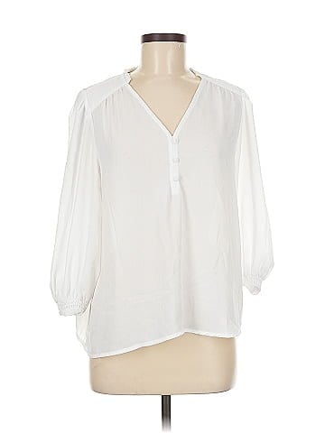 Aqua 3/4 Sleeve Blouse (view 1)