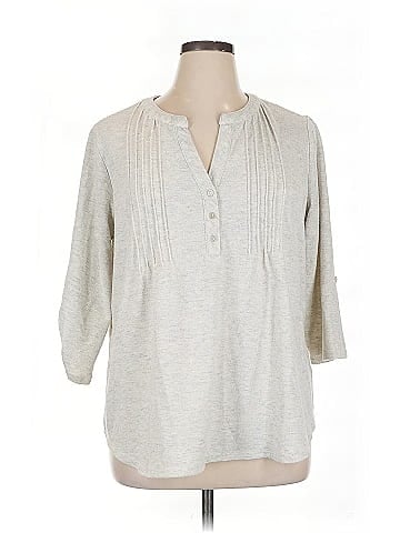 Notations Long Sleeve Henley (view 1)