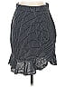 Umgee Houndstooth Gray Casual Skirt Size S - photo 1