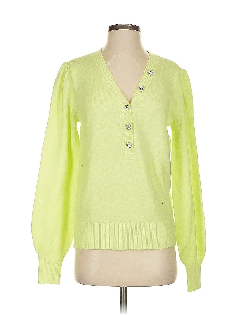 Pre-owned Ann Taylor Loft Pullover Sweater In Green